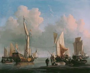 Barcos en la costa